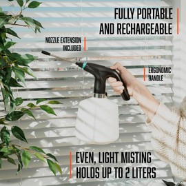 Electric Spray Bottle - Versatile Plant Sprayer, Plant Water Sprayer - Durable Electric Garden Sprayer - Spray Cans - Electric Garden Can by Ondor