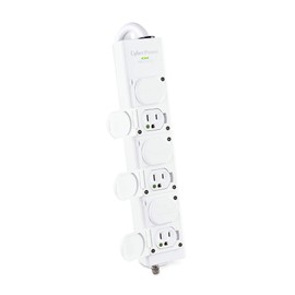 CyberPower MPV615S Medical Grade Surge Protector, 100-125V/15A, 1560 Joules, 6 Outlets, 15 Foot Power Cord, White