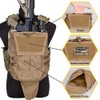IDOGEAR Tactical Zip-on Panel Pouch Military Backpack Vest Accessory Bag