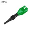 HARFINGTON 2pcs Flexible Snap Funnel, Universal Plastic Draining Oil Tool