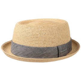 Stetson Robstown Toyo Pork Pie Hat Sun Summer (L (58-59 cm) - Nature)