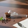 Cuchara Medidora Dosificadora Café Proteína Embudo Nivelador Transparente
