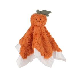 Apricot Lamb Orange Soft Safety Blanket Comforter for Babies, Soothing Blanket for Baby Boys and Girls, 35 x 35 cm for Infants and Toddlers