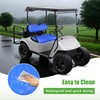 10L0L Golf Cart Leather Front Seat Cover for EZGO TXT