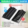 Flowild 5 Pack Floor Register 4X10 Inches, Heavy Duty Walkable