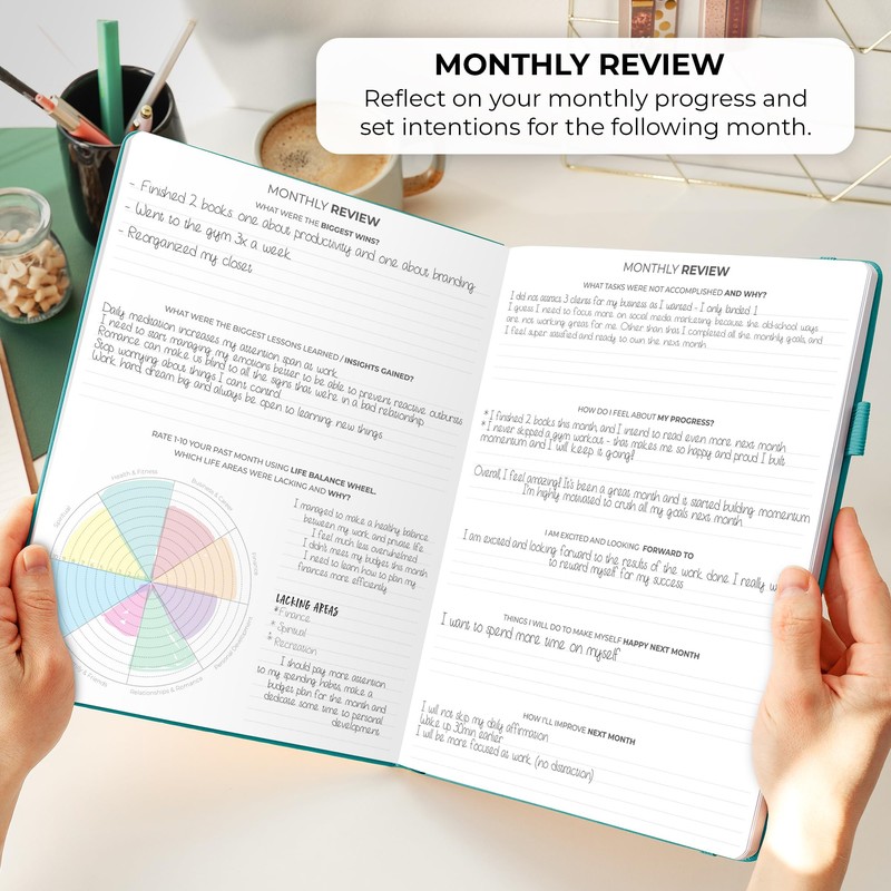 Clever Fox Planner PRO Schedule – Undated Weekly & Monthly