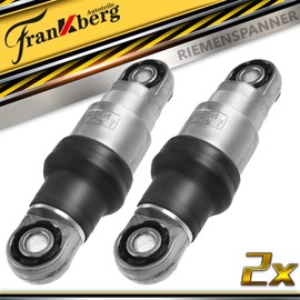 Frankberg 2 x Tensioner Pulley Belt Tensioner Compatible with 7 Series E32 750i iL V12 8 Series E31 850 CSi 850i Ci 5.0L 5.8L 1987-1996 11281715626