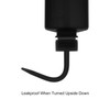 stonylab LDPE Chemical Wash Bottle, 2-Pack Watering Tool Safety Black