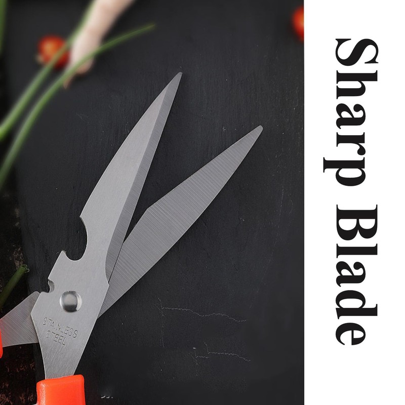3Pcs Kitchen Scissors, Cooking Cutting Multifunctional Kitchen Shears Meat Chicken