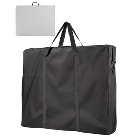 ALYCLIP Folding Table Storage Bag, Fit for 6 ft Folding Table,Waterproof Heavy Duty Large Portable Carry Bag for Folding Picnic/Camp Tables with Durable Zipper & Shoulder Strap