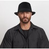 Initlove Mens Fedora Hat Classic Felt Panama Hat Short Brimmed