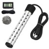 1500W Immersion Water Heater with Digital LCD Thermometer & Stainless