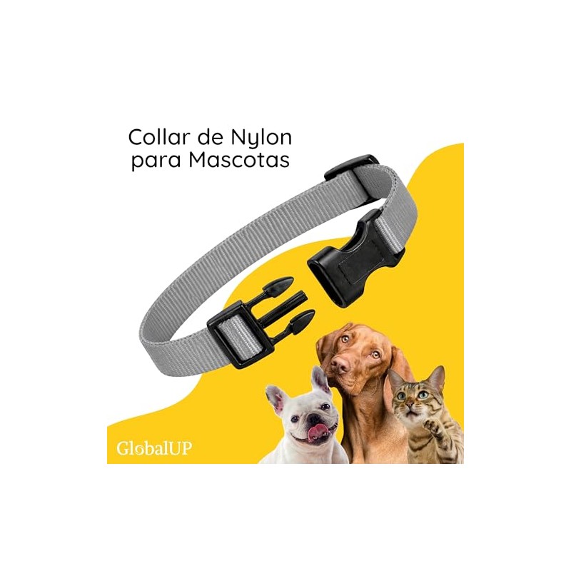 Collar para Perro y Gato. Diseño Cómodo, Resistente y Ajustable.