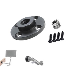 Mirhua Fixing Plate for 1/4" & 3/8" Tripod & DIY Pedestal, Tripod Mount, Auxiliary Support Bracket, Photography Accessories, Acoustic Equipment, Studio Equipment, Extension Bracket Adapter, Fixing Equipment Adapter