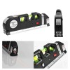 Multipurpose Laser Level Vertical Horizon Measuring Tape Aligner Metric Rulers