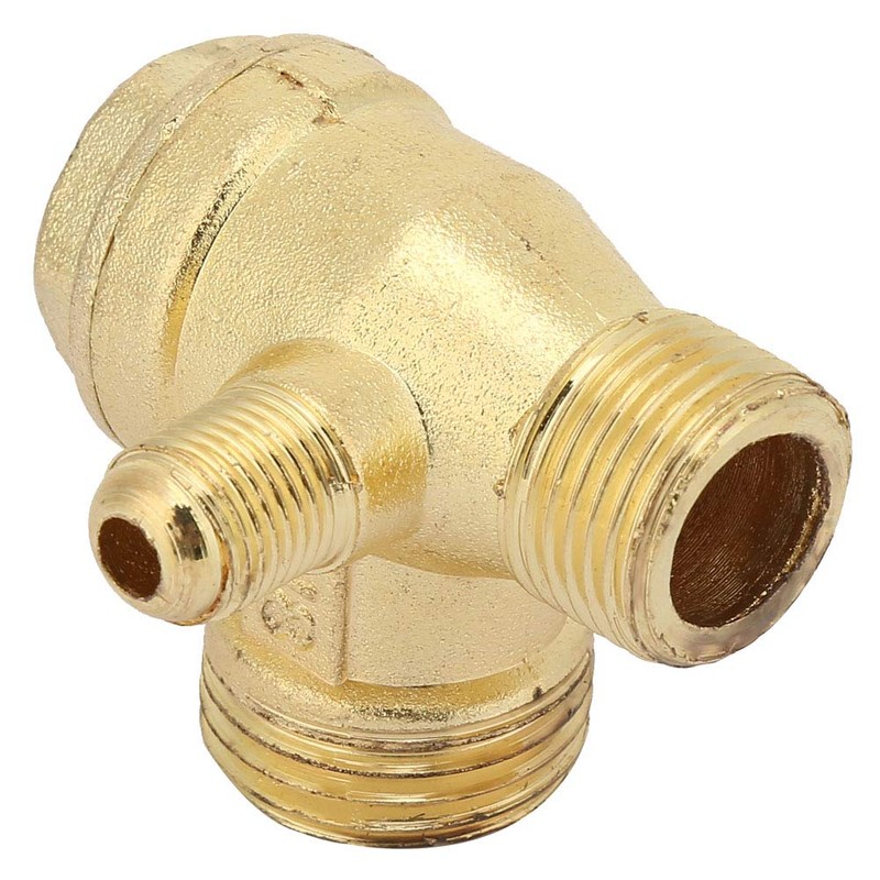 Brass Check Valve 1/2 3/8 Inch Air Compressor Three Way