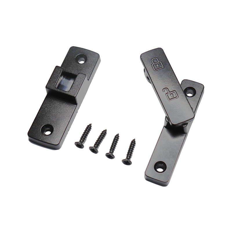 ETEKJOY Heavy-Duty Flip Latch Lock 90/180 Degree Sliding/Swinging Door Lock