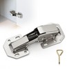 Ravinte 8 Pack Soft Close Hidden Hinges Surface Mount Kitchen