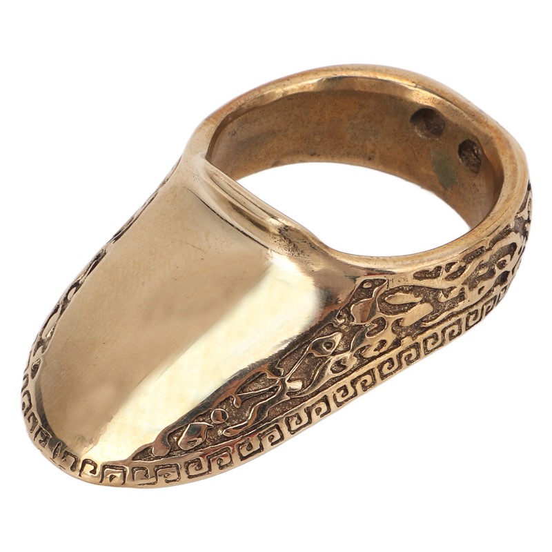 Archery Thumb Ring Universal Archery Shooting Metal Brass Finger Guard
