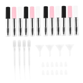 Beavorty 32pcs Mascara Empty Tube Clear Mascara Tube Mascara Wand Tube Refillable Mascara Wands Portable Mascara Bottle Empty Eyelash Tube Empty Mascara Container Makeup Plastic Self Made