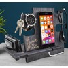 Docking Station Holz personalisiert – Männer Geschenk Geburtstag – Organizer
