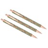 Gullor 5PCS Ballpoint Pens, Glitter Click Ball Pens, Black Ink