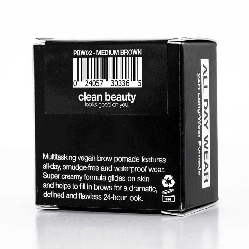 Palladio Pomada de cejas impermeable, 24 horas de uso, a