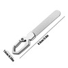 Nail File Stainless Steel,Metal File for Thick Toenails - Portable