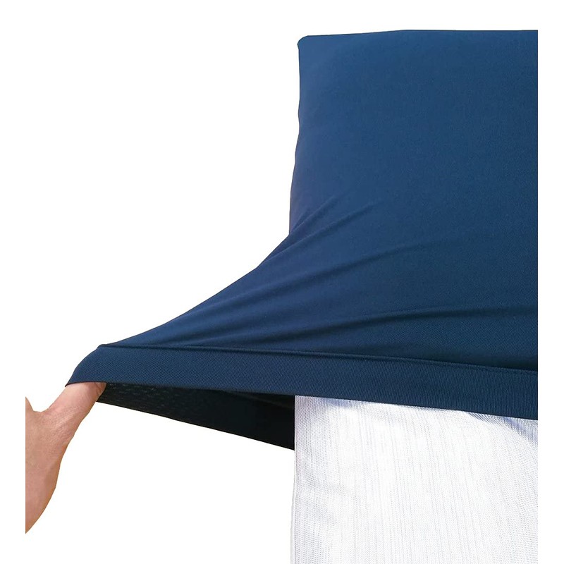 Deodorizing Pillow Cover for Aging Odors, Made in Japan (Navy,