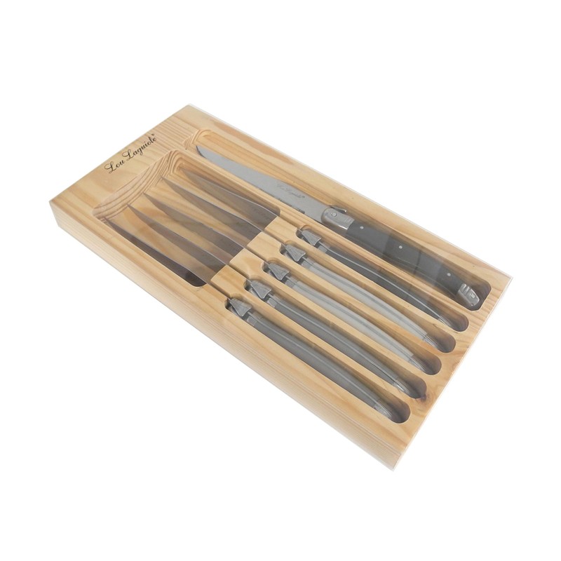 LOU LAGUIOLE - Set di 6 coltelli da bistecca -