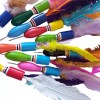 Singex Set De 12 Dardos Lanzadores Artesanales Plumas Madera