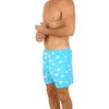 UZZI Men's Swim Shorts Palm Tree Dry Fast Microfiber Trunks
