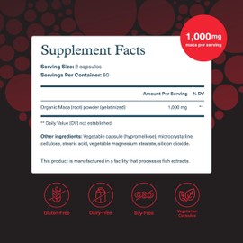 Youtheory Men's Maca - Vegan Maca Supplement for Men - Supports Energy, Stamina & Endurance* - Dairy, Soy & Gluten Free - 120 Vegetable Capsules