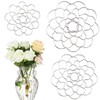 Eyech 3PCS Flower Arrangement Holder, 4", 5", 6" Metal Flower