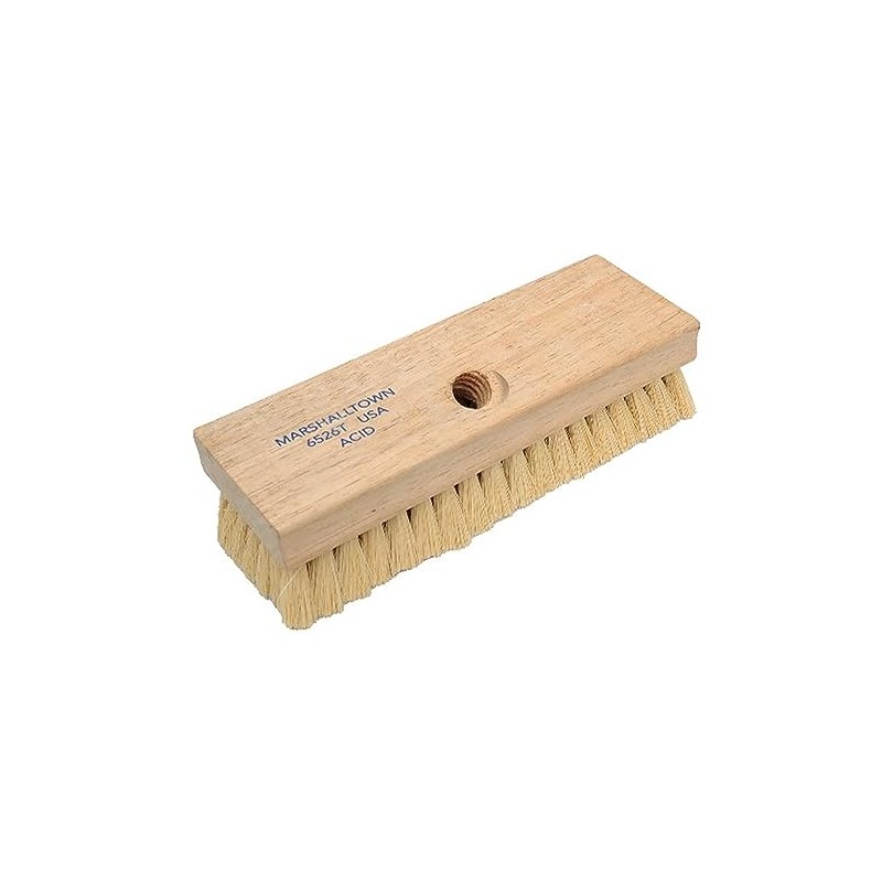 MARSHALLTOWN Mason's Acid Brushes, Threaded Hole, Handle Hole Type, 8