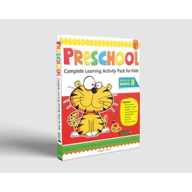 Preschool Complete Learning Activity Pack For Kids (Box Set of 8 Books)