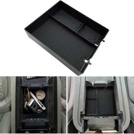 HAPPYHORSE Car Handrails Storage Box for Rivian R1T R1S 2022+ Center Console Handrails Storage Box Insert Pallet Manager Accessories