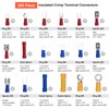 Preciva Crimping Pliers and Cable Lugs Set With 350 Pieces,