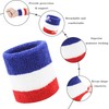 IMAGERIO 6 Pieces Sweatband Set Sports Headband Wristband Set, Moisture