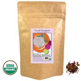 USDA Organic Herbal Harvest Loose Leaf Herbal Fruit Tea - 4 oz
