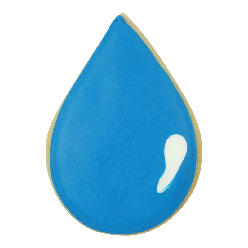 R&M Teardrop/Raindrop 3.5" Tinplated Cookie Cutter