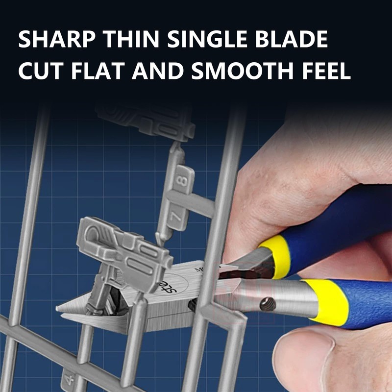 VINSPIRE Model Nipper 4.7-Inch, Precision Plastic Cutter with Ultra-Thin Blade,