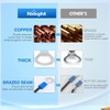 Nilight 540PCS Mixed Quick Disconnect Electrical Insulated Butt Bullet Spade