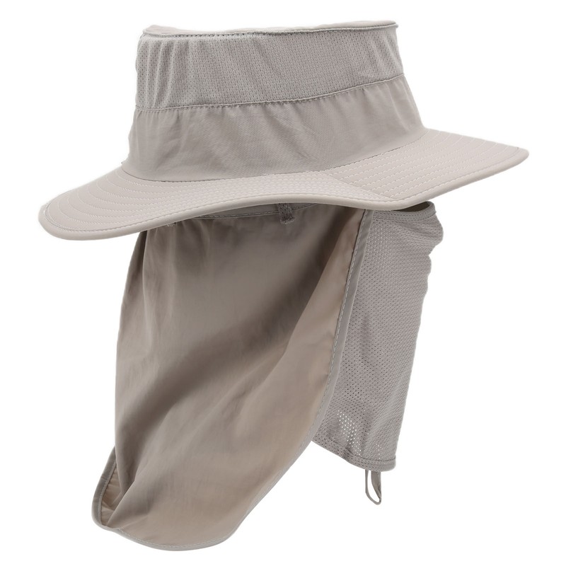 Fishing Hat Nylon Breathable Sun Protection Caps with Neck Flap