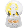 Sheepworld Dream globe motif sun, snow globe, glass, polyresin, motif