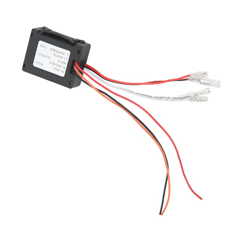 2 Channel Car Speaker to RCA Line Output Converter High