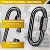 4Pcs 4.2” Quick Link Chain Connector, 2800lbs Capacity M12 Heavy