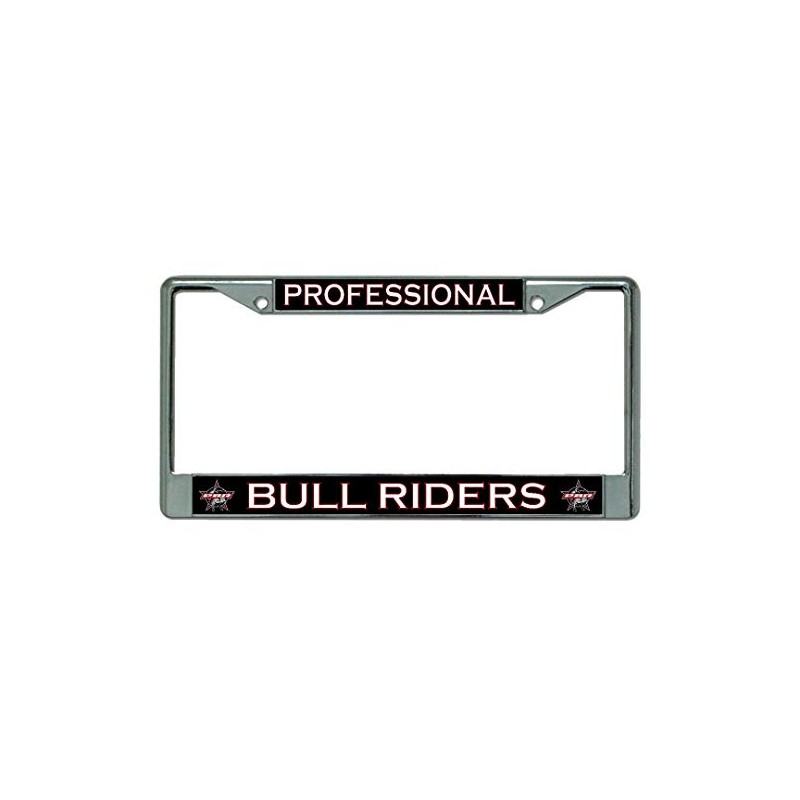 Professional Bull Riders Chrome License Plate Frame