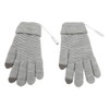 USB Heated Gloves Thicken Detachable Electronic Warming Knitted Gloves for