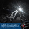Autokemat Headlight ON/Off Switch with USB Port Compatible with for